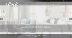 Desktop Screenshot of larkhotels.com